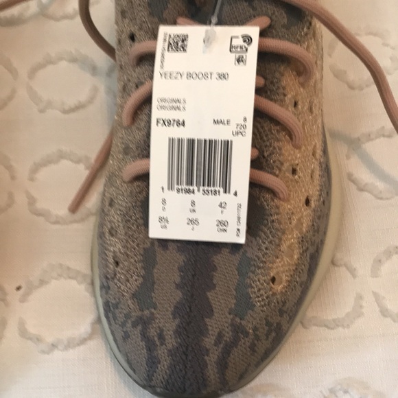 Brand New Never worn Yeezy Boost 380 Mist sneaker main image 2